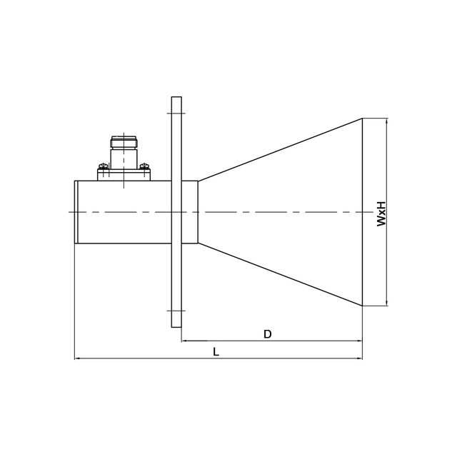 标准增益喇叭天线（同轴接口）